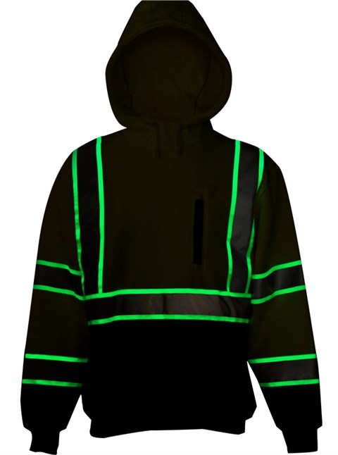 Hi Visibility Class 3 Hooded Sweatshirt