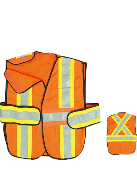 Traffic -5 Points Tear Away Safety Vest