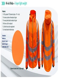 Hi-vis Parka – 3-layer light weight