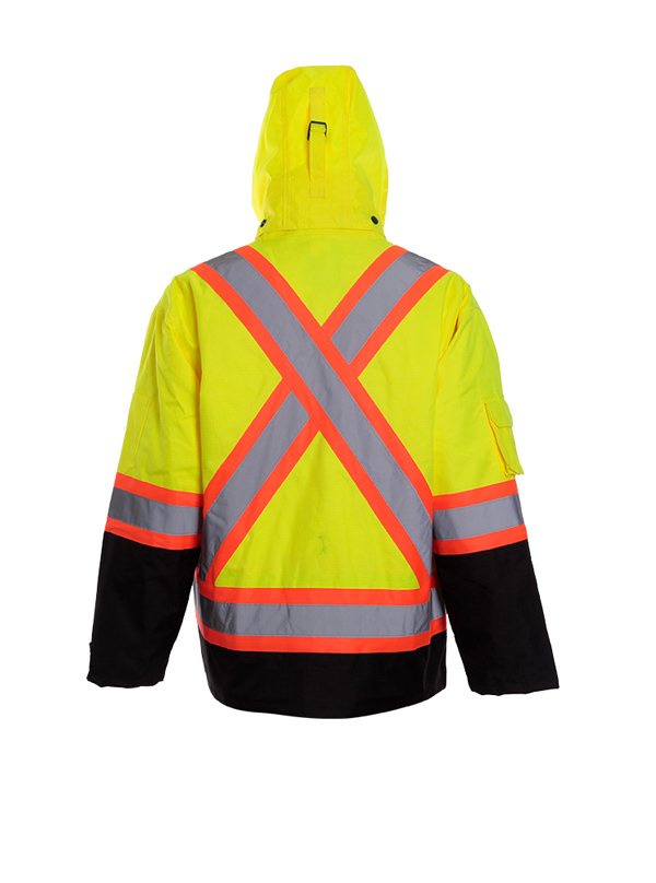 Hi-Vis 100% Waterrproof 5-in-1 Parka