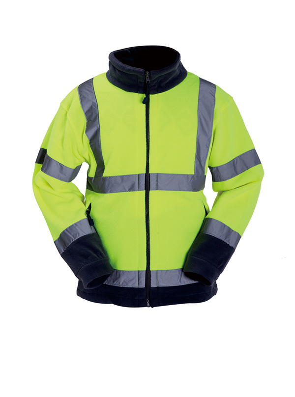 High Visibility Contrast Polar Fleece Jacket