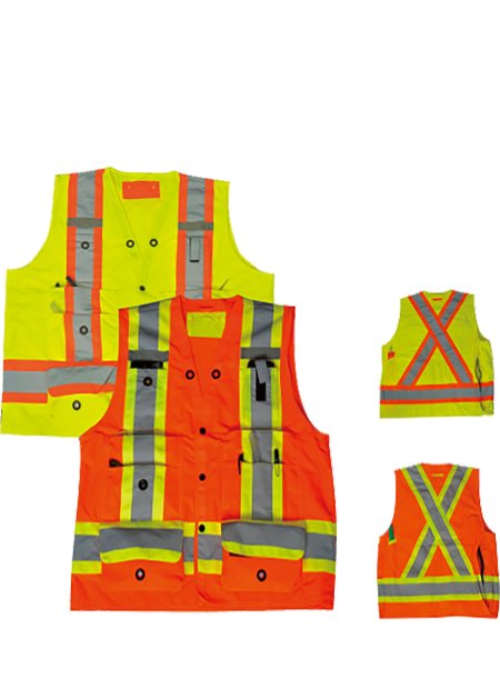 High Visibility Surveyor's Safety Vest