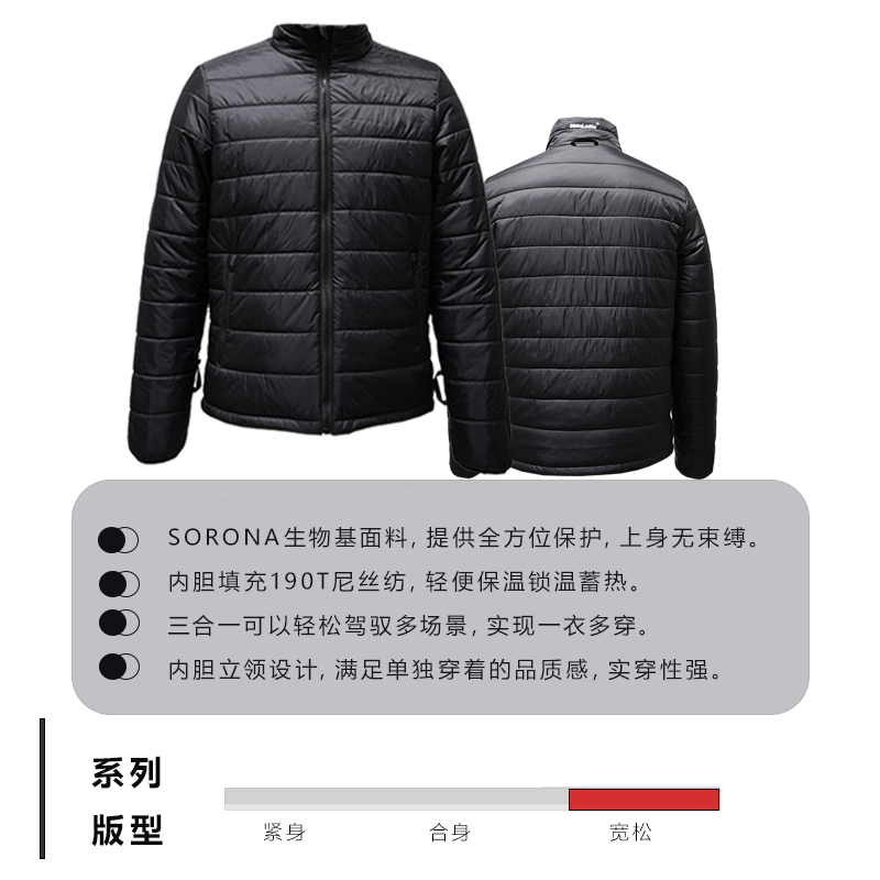 3-in-1 Hardshell Jacket with Removable Quilted Liner