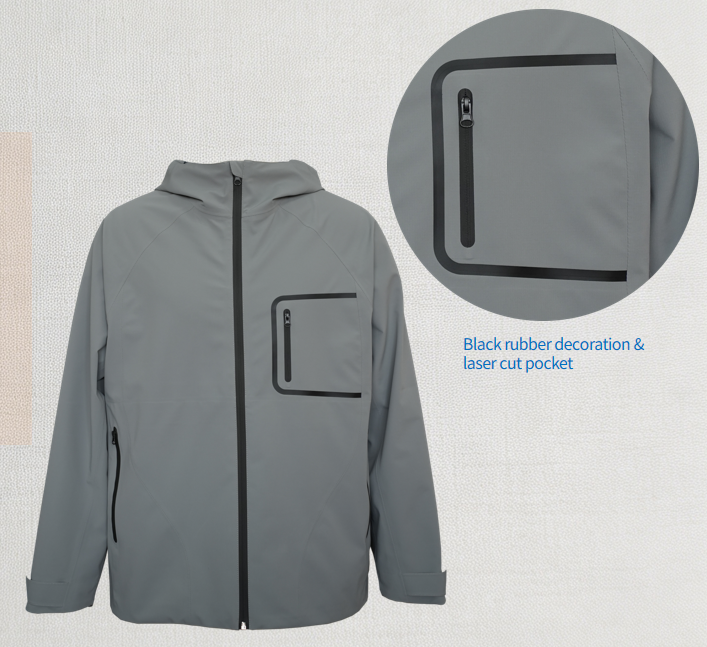 3-Layer rain parka